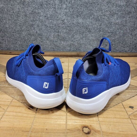 🔥 Footjoy Flex XP Men’s 11.5 M Royal Blue Athletic Spikeless Golf Shoes 56268 - Picture 7 of 12